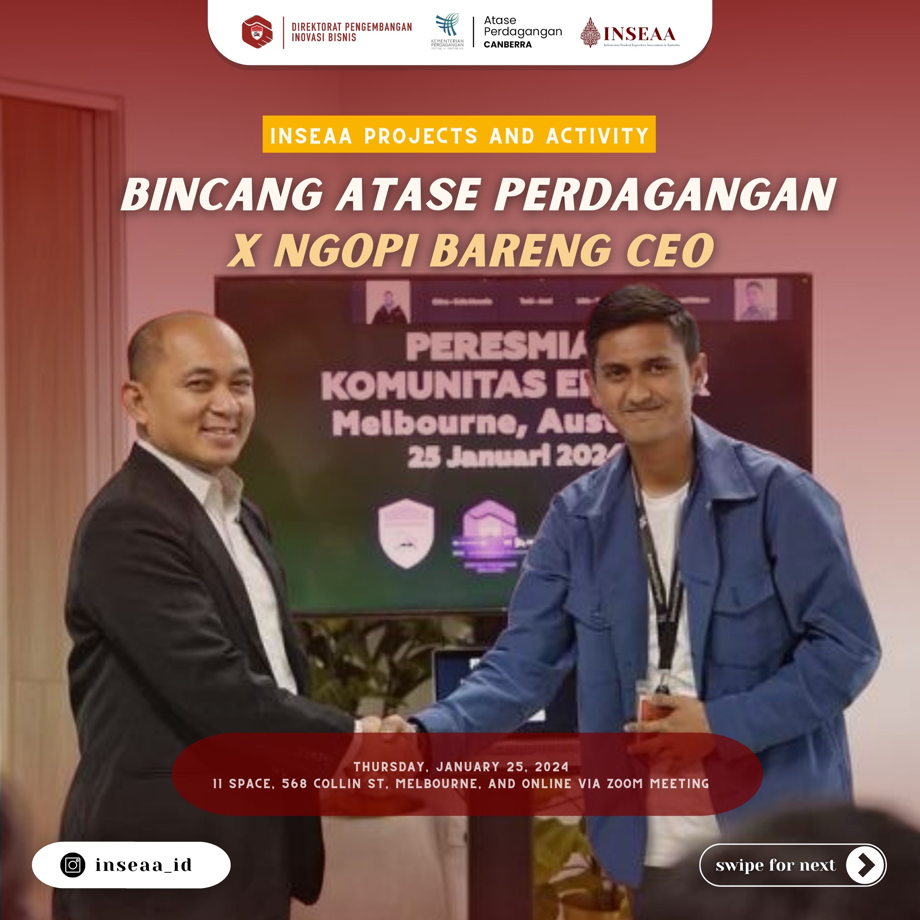 Bincang Atase Perdagangan X Ngopi Bareng CEO